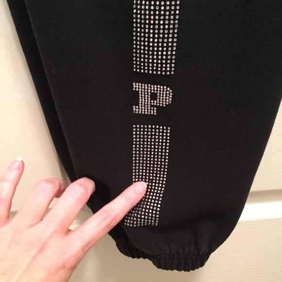 PINK Victoria’s Secret Bling Embellished Sweatpants - Picture 6 of 14